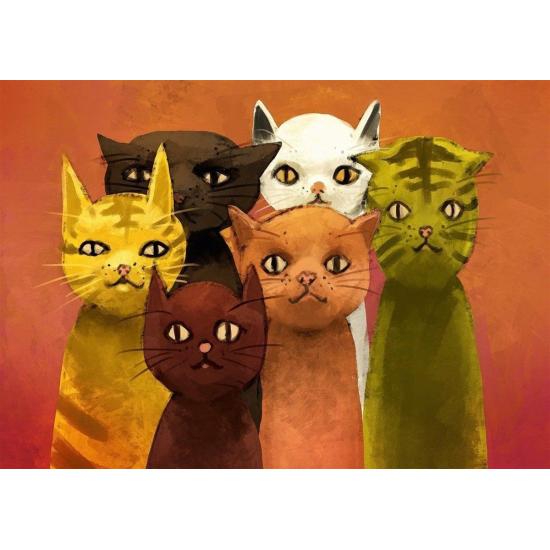Puzzle Art Puzzle The Cats Team 500 Peças