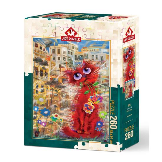 Puzzle Art Puzzle O Gato Vermelho 260 Peças