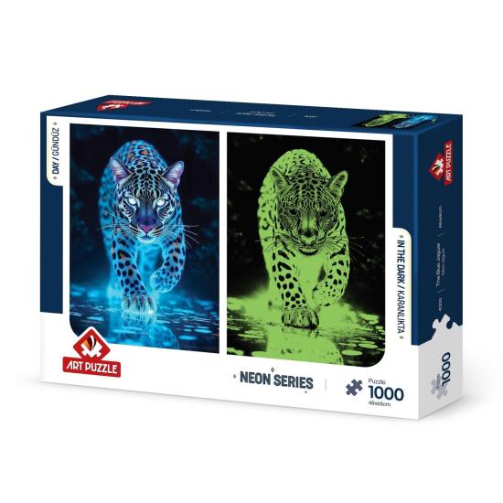 Puzzle Art Puzzle O Jaguar Azul 1000 Peças