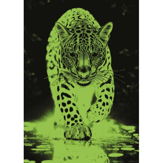 Puzzle Art Puzzle O Jaguar Azul 1000 Peças