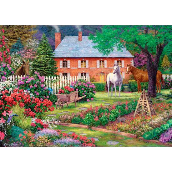 Puzzle Art Puzzle O Jardim dos Cavalos 1500 Peças