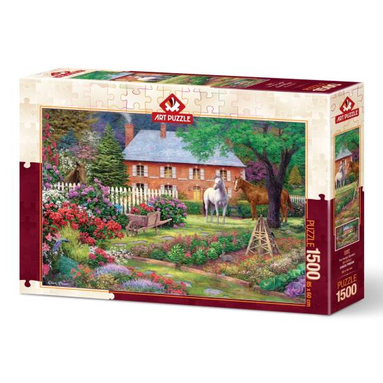 Puzzle Art Puzzle O Jardim dos Cavalos 1500 Peças