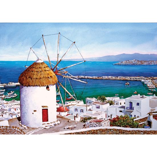 Puzzle Art Puzzle O Moinho de Vento, Mykonos 500 Peças