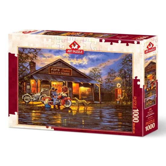 Puzzle Art Puzzle O Motociclista 1000 Peças