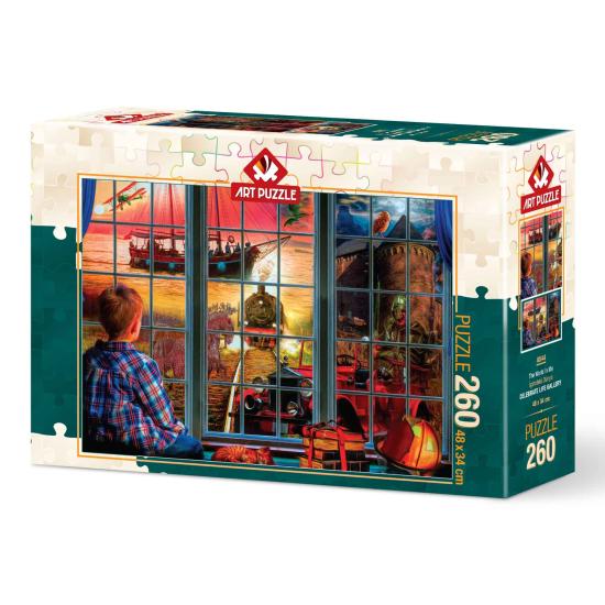 Puzzle Art Puzzle O Mundo em Mim 260 Peças