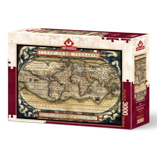 Puzzle Art Puzzle O Primeiro Atlas Moderno, 1570 de 3000 Peças Puzzle Art Puzzle O Primeiro Atlas Moderno, 1570 de 3000 Peças