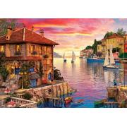 Puzzle Art Puzzle O Porto Mediterrâneo de 1500 Peças