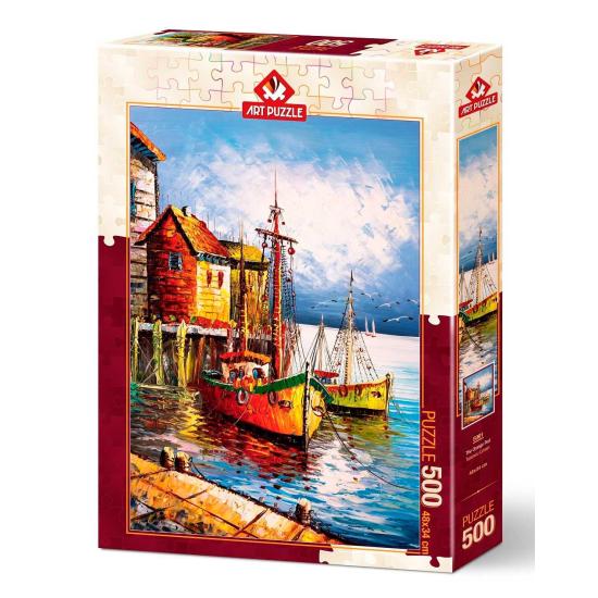 Puzzle Art Puzzle O Porto Laranja de 500 Peças