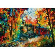 Puzzle Art Puzzle O Trem de Outono 500 Peças