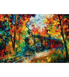 Puzzle Art Puzzle O Trem de Outono 500 Peças