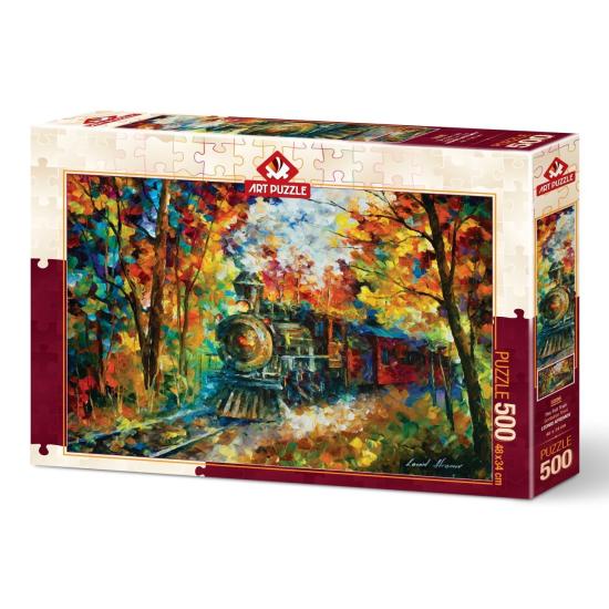 Puzzle Art Puzzle O Trem de Outono 500 Peças Puzzle Art Puzzle O Trem de Outono 500 Peças