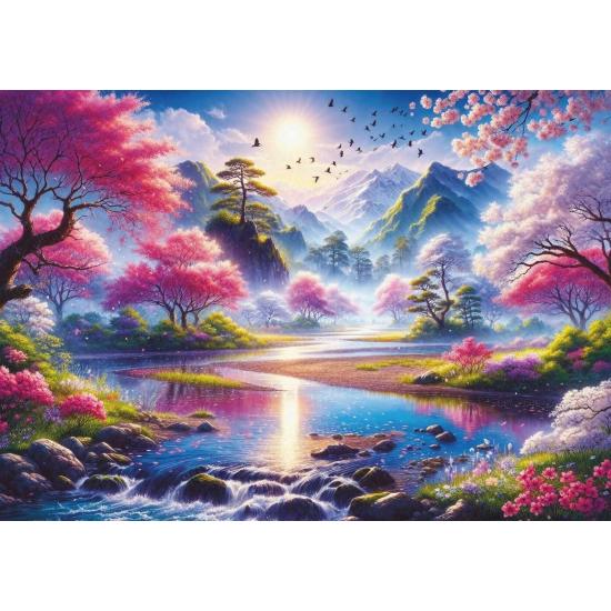 Puzzle Art Puzzle O Vale Das Cerejeiras Em Flor 1500 Peças