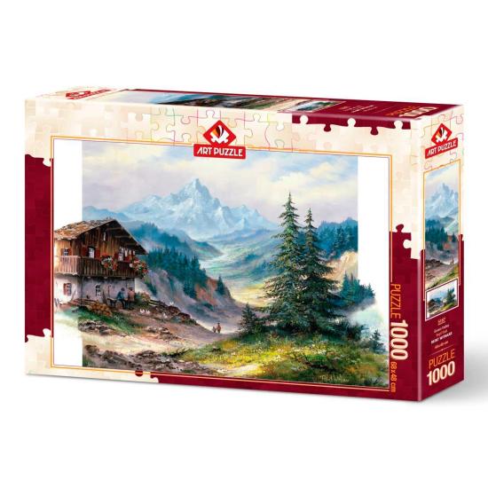 Puzzle Art Puzzle The Green Valley 1000 Peças
