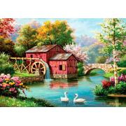 Puzzle Art Puzzle The Old Red Mill 1000 Peças