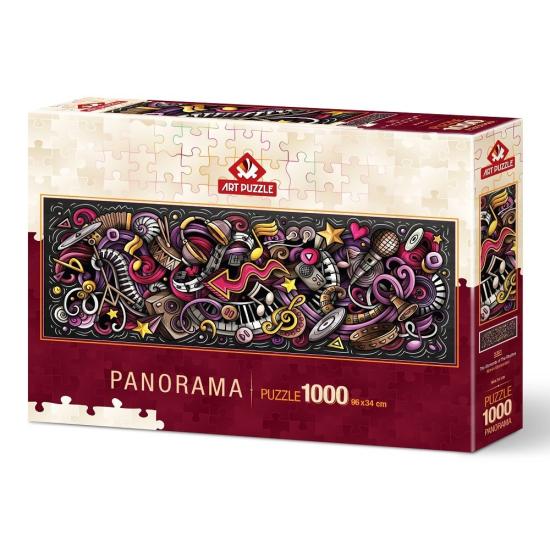 Puzzle Art Puzzle Elementos do Ritmo Panorâmico de 1000 Pzs Puzzle Art Puzzle Elementos do Ritmo Panorâmico de 1000 Pzs