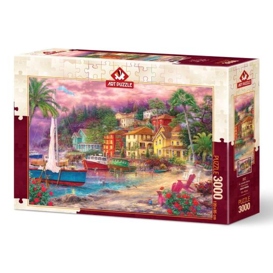 Puzzle Art Puzzle Nas Margens da Lavanda de 3000 Peças