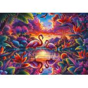 Puzzle Art Puzzle Encontro De Flamingos de 2000 Peças