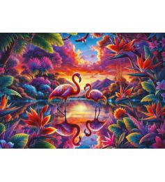 Puzzle Art Puzzle Encontro De Flamingos de 2000 Peças