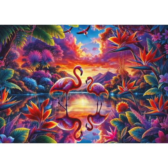 Puzzle Art Puzzle Encontro De Flamingos de 2000 Peças