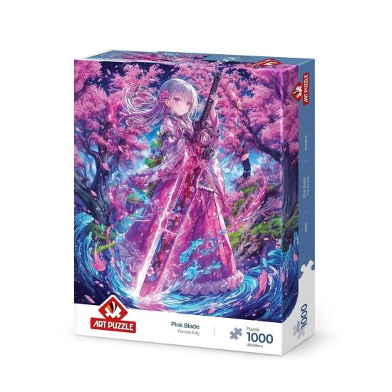 Puzzle Art Puzzle Lâmina Rosa 1000 Peças
