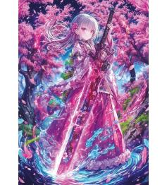 Puzzle Art Puzzle Lâmina Rosa 1000 Peças