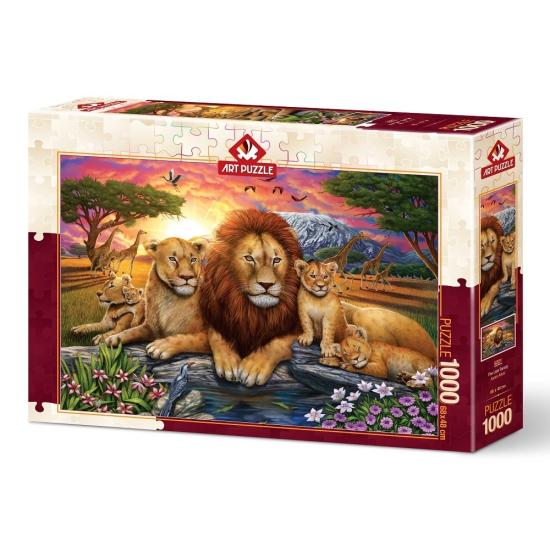 Puzzle Art Puzzle Família Leão de 1000 Peças
