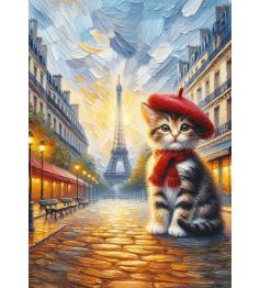 Puzzle Art Puzzle Artista Cat em Paris de 260 peças