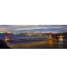 Puzzle Art Puzzle Panorâmico Golden Gate, São Francisco de 1000