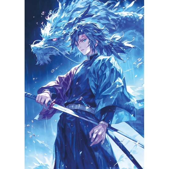 Puzzle Art Puzzle Guerreiro Dragão 1000 Peças