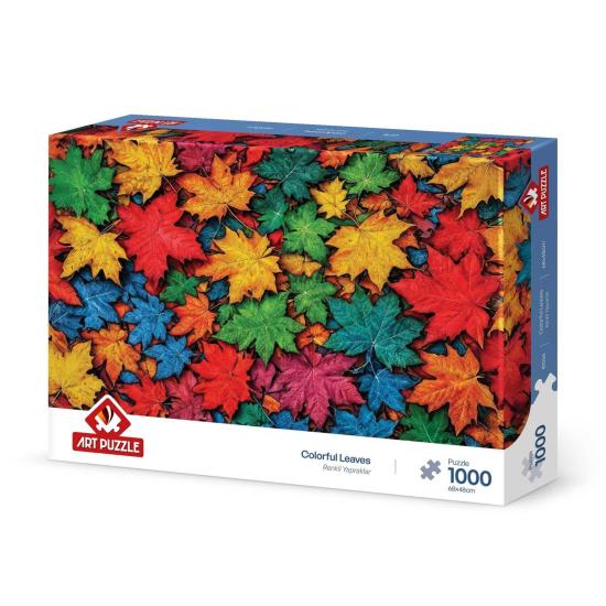 Puzzle Art Puzzle Folhas Coloridas 1000 Peças