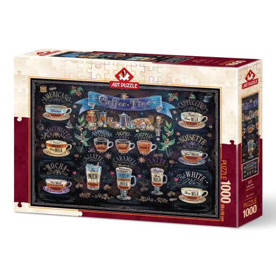 Puzzle Art Puzzle Hora do café de 1000 Pçs