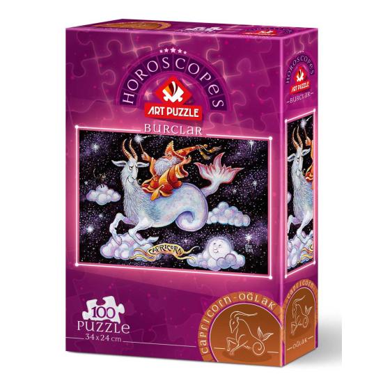 Puzzle Art Puzzle Horóscopo Capricórnio de 100 Peças