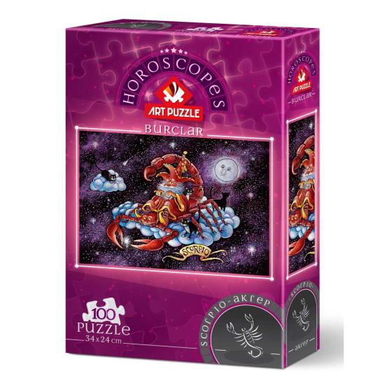 Puzzle Art Puzzle Horóscopo Escorpião 100 Peças