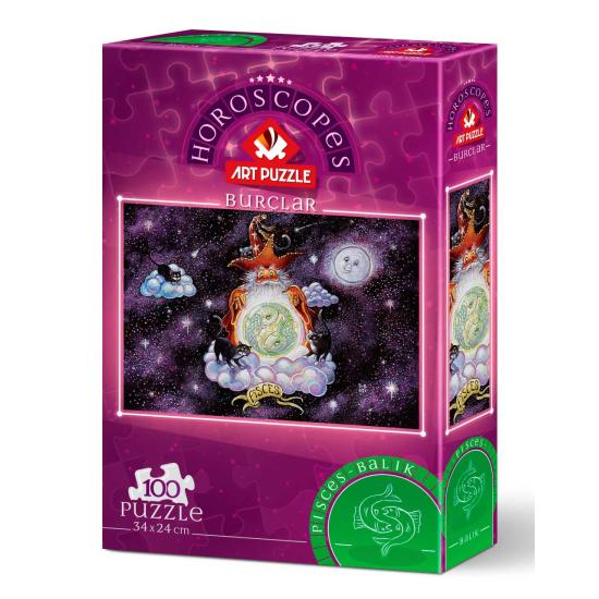 Puzzle Art Puzzle Horóscopo Peixes 100 Peças
