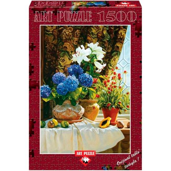 Puzzle Art Puzzle Hortênsias 1500 Peças