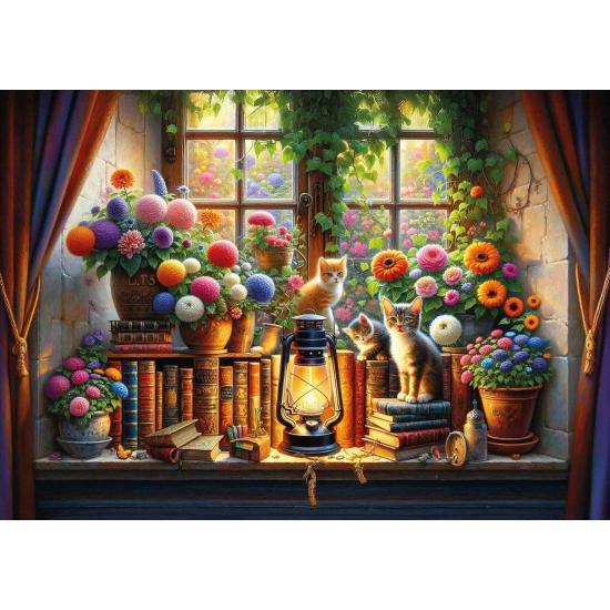 Puzzle Art Puzzle Jardim dos Livros 500 Peças