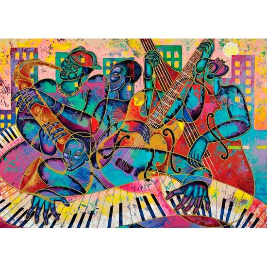 Puzzle arte Puzzle de jazz moderno de 1.500 peças