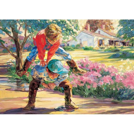 Puzzle Art Puzzle Jogando Salto de Sapo 260 pçs