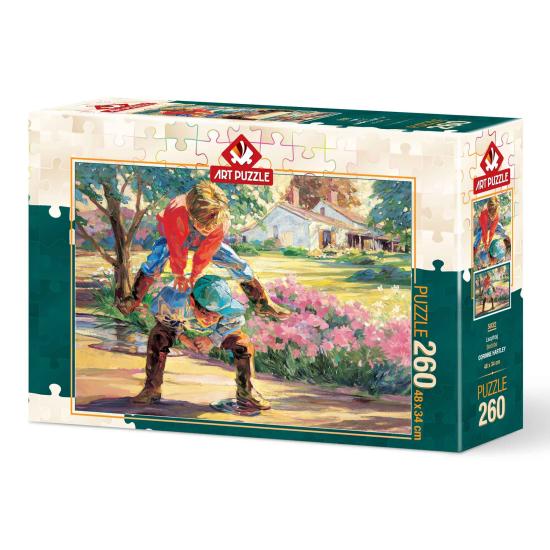 Puzzle Art Puzzle Jogando Salto de Sapo 260 pçs