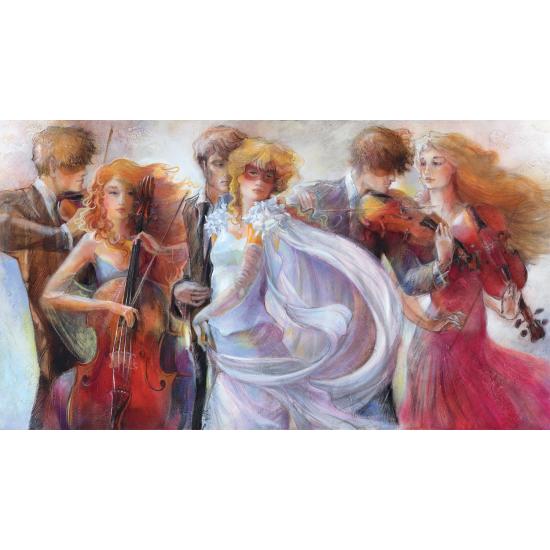 Puzzle de arte apenas amor 1000 peças