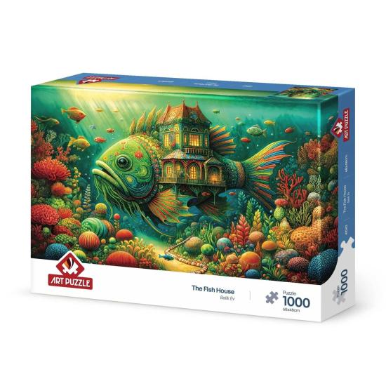 Puzzle Art Puzzle A Casa Do Peixe 1000 Peças