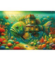 Puzzle Art Puzzle A Casa Do Peixe 1000 Peças