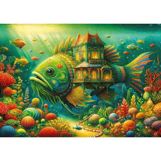 Puzzle Art Puzzle A Casa Do Peixe 1000 Peças