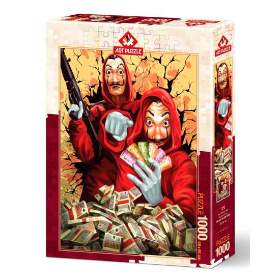 Puzzle Art Puzzle La Casa de Papel: Plano Perfeito de 1000 Pzs
