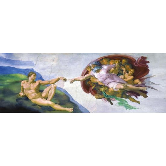 Puzzle Art Puzzle Panorâmico A Criação De Adão de 1000 peças