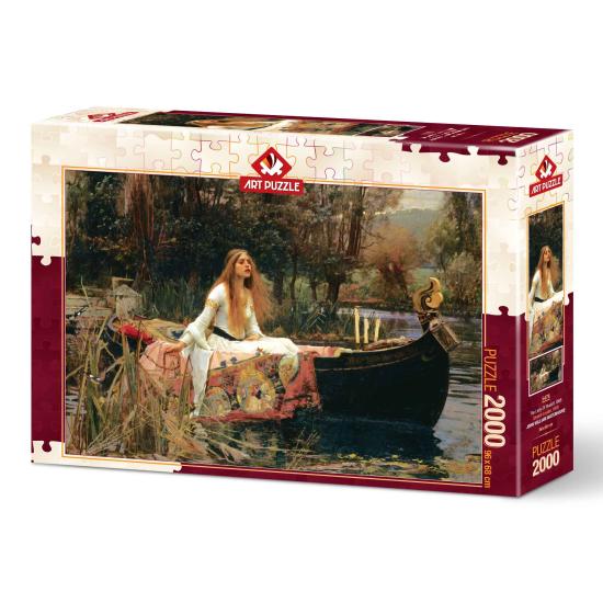 Puzzle Art Puzzle A Dama de Shalott 2000 Peças Puzzle Art Puzzle A Dama de Shalott 2000 Peças