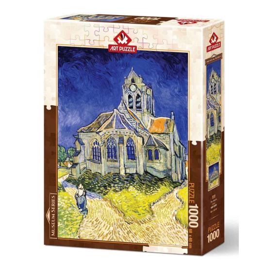 Puzzle Art Puzzle A igreja de Auvers-sur-Oise de 1000 Pçs