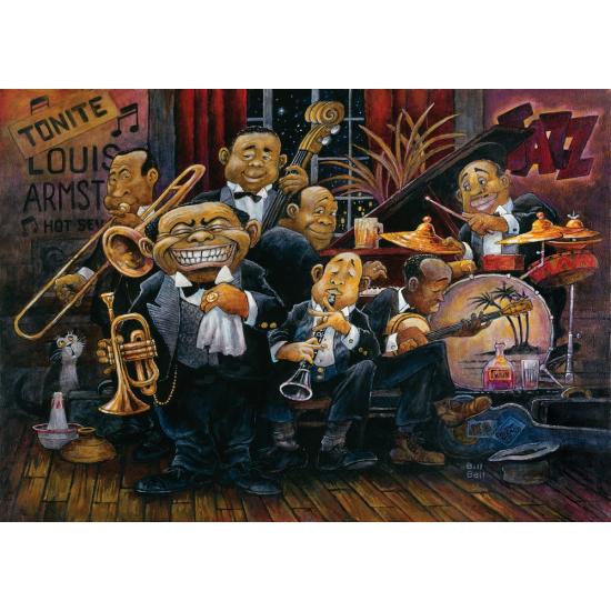 Puzzle Art Puzzle A Orquestra de Louis Armstrong 1500 Peças