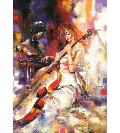 Puzzle Art Puzzle O Violoncelista 500 Peças