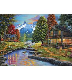 Puzzle Art Puzzle As Duas Bordas da Floresta 2000 Peças